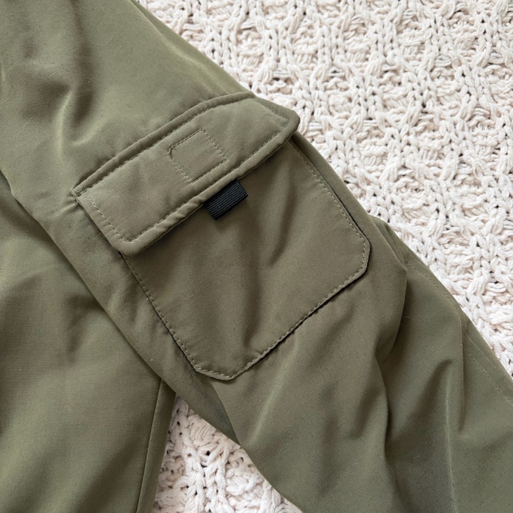 Garage Women’s Winter Coat - Army Green with Faux Fur Hood - Size Small - Picture 13 of 16